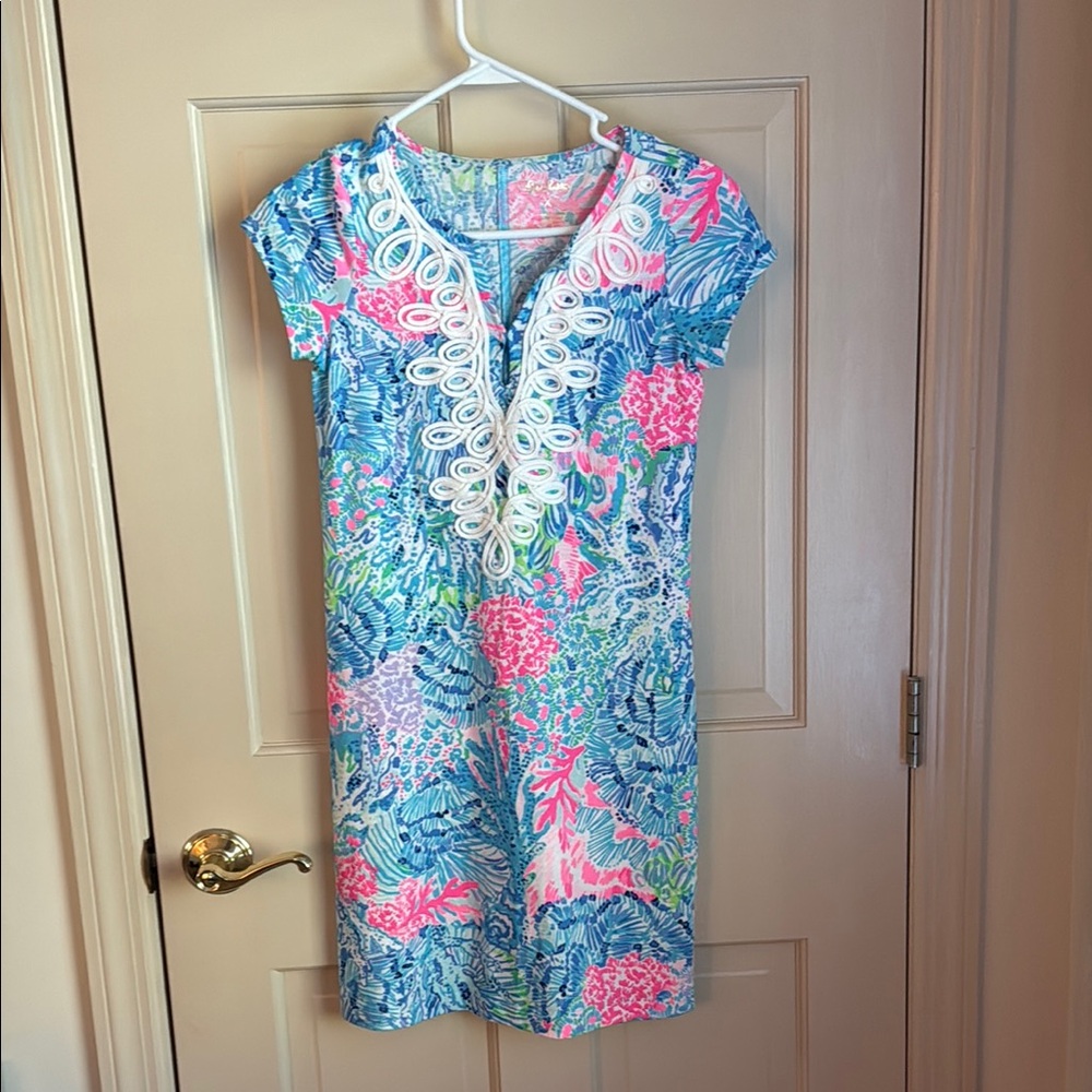 Lilly Pulitzer Blue and Pink Resort Mini Sundress